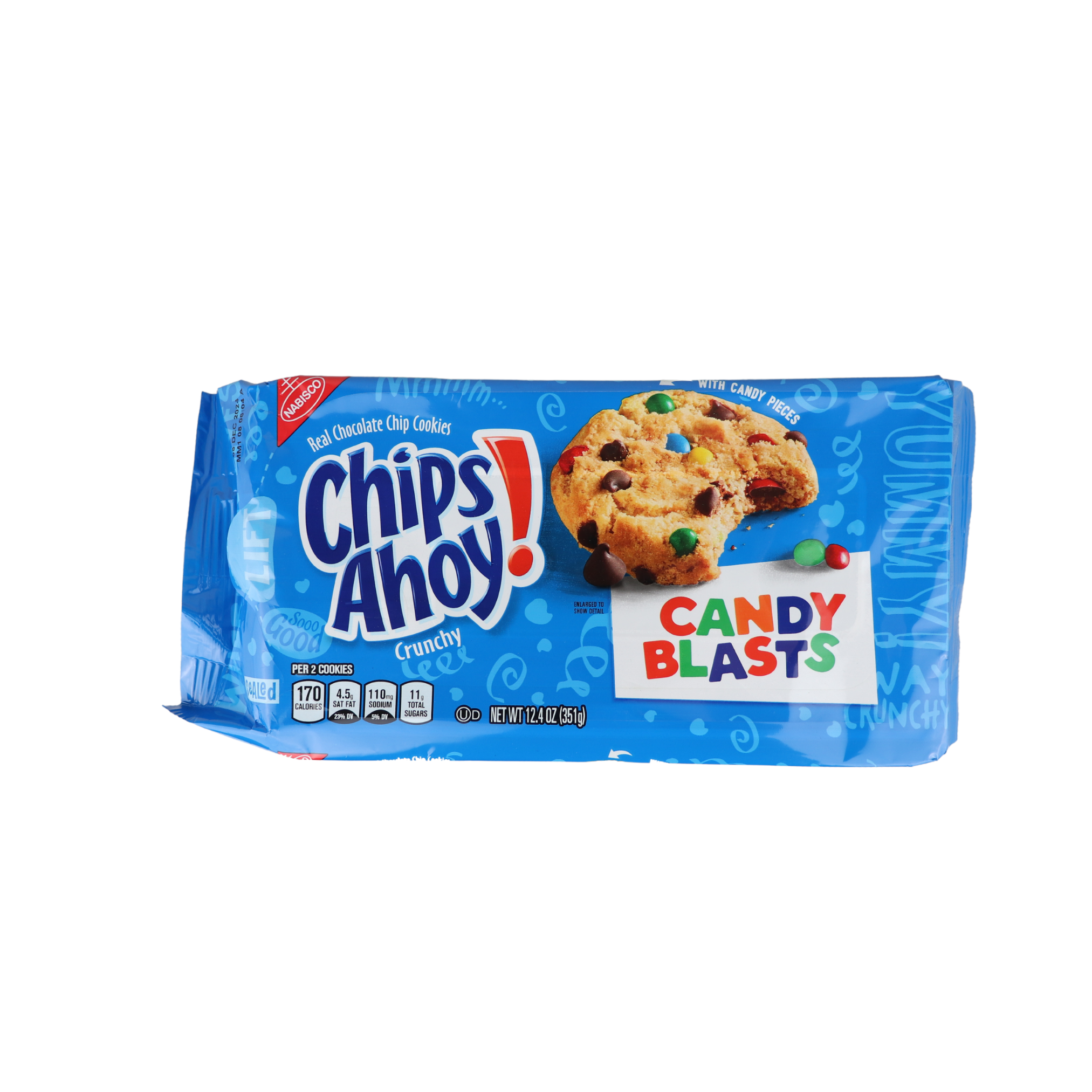 Chips Ahoy! Candy Blast Chocolate Chip Cookies 351g Chips Ahoy! Candy Blast Chocolate Chip Cookies 351g
